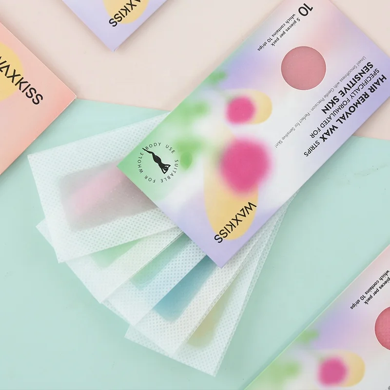 Factory Price New Arrival Wax Strips for Face Hair Removal Double Size Used for All Skin Types Facial and Body Paper Wax Strips