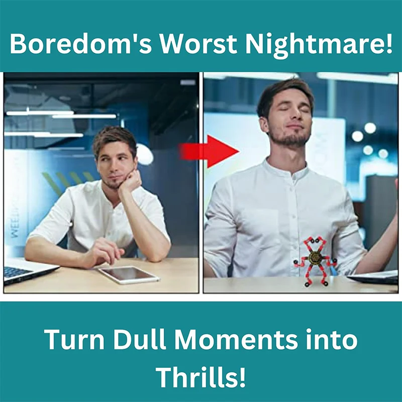 OEM Deformed Fingertip Mechanical Spinning Gyro Rotating Transformable Robot Spinner Toy Transformable Chain Fidget Spinner