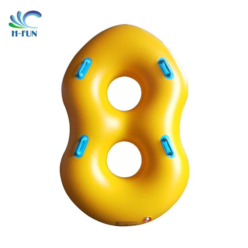 Water park 2 peson PVC swimming pool floats zebec type inflatable boat raft tubes