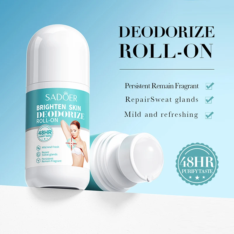BIOAQUA SADOER Natural Vegan Organic Body Deodorant Roll On Stick Perfume Body Deodorant Antiperspirant Stick