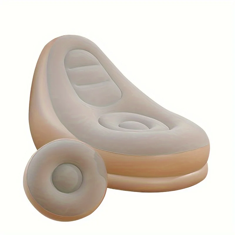 Wholesale PVC Flocking inflatable lazy sofa relax inflatable sofa