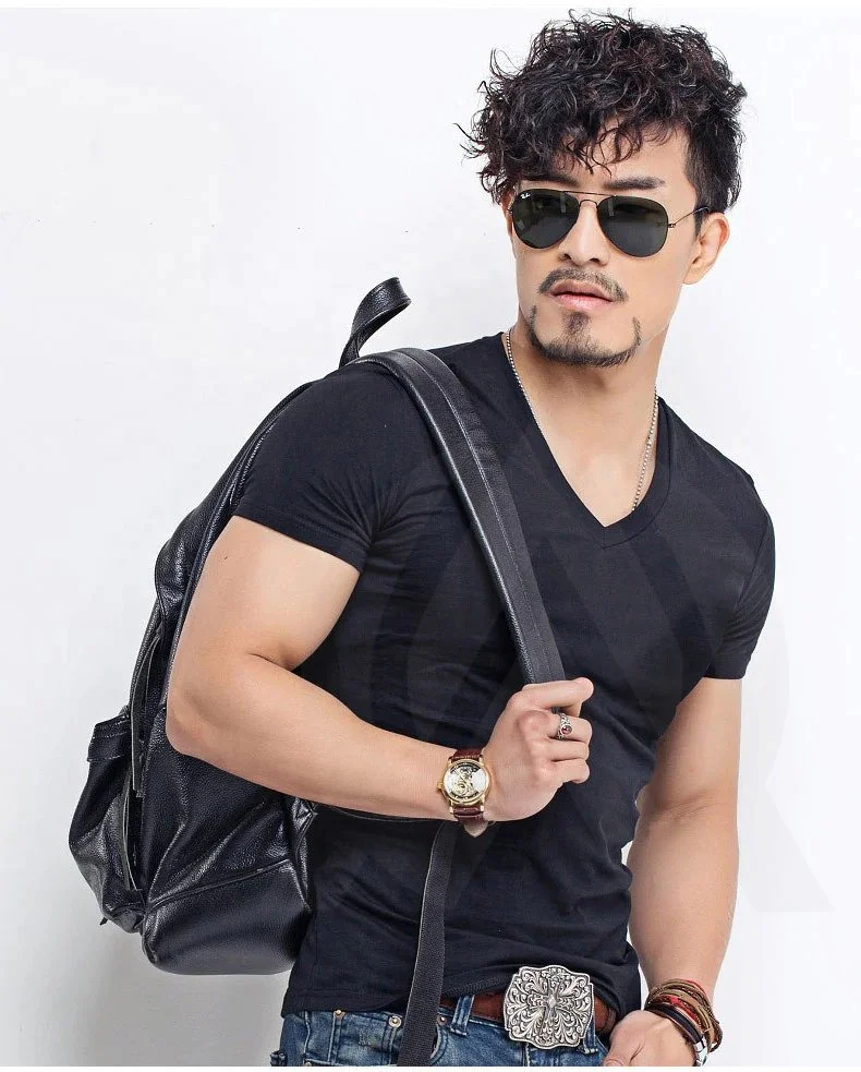 Dtg Black Rounded Neck T Shirt Mens Graphic Acid Wash Vintage Custom T Shirt Slim Fit Short Sleeve Plain Custom sporting T-shirt