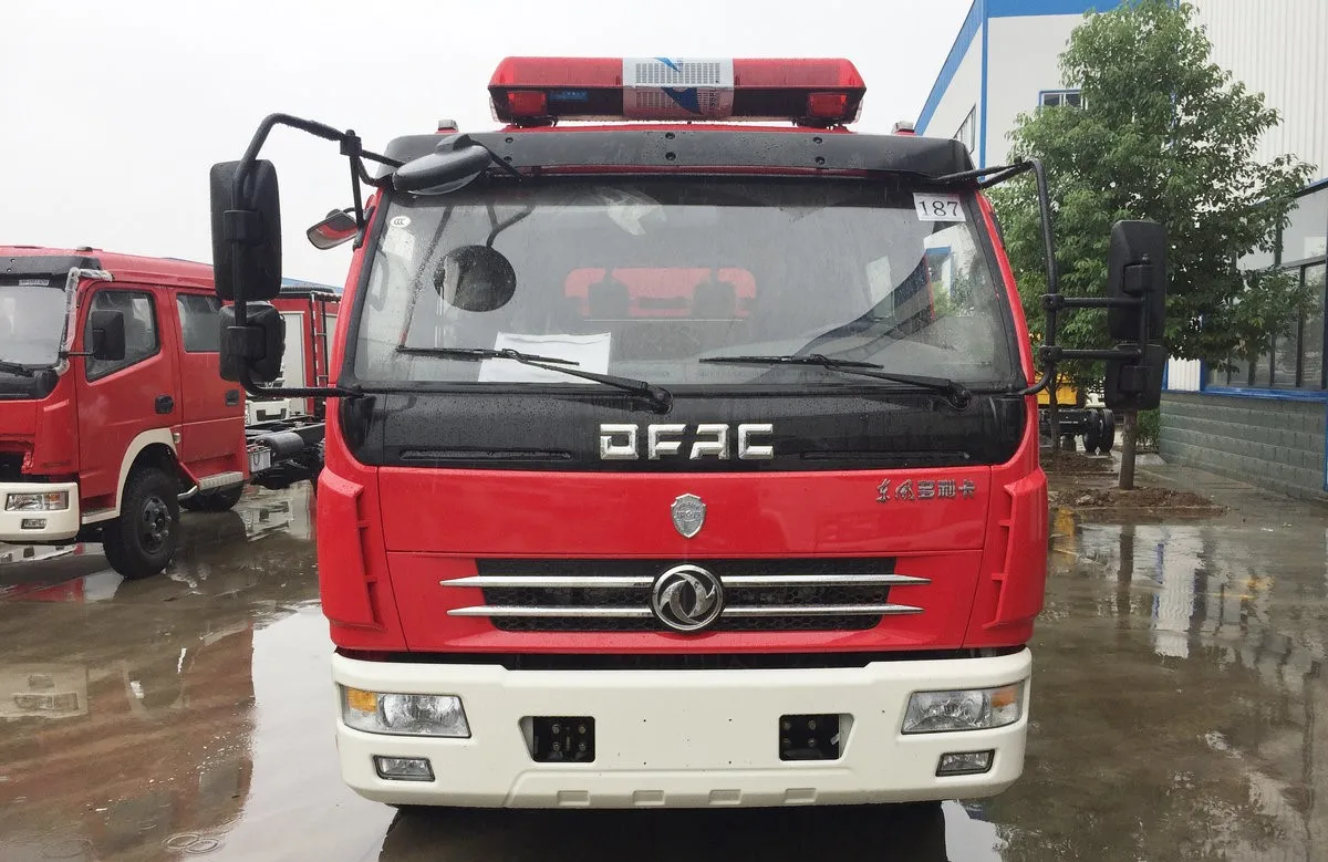 Hydraulic Ladder Lighting Rescue Spray Body Water Mist 6*4 Fire Fighting Truck