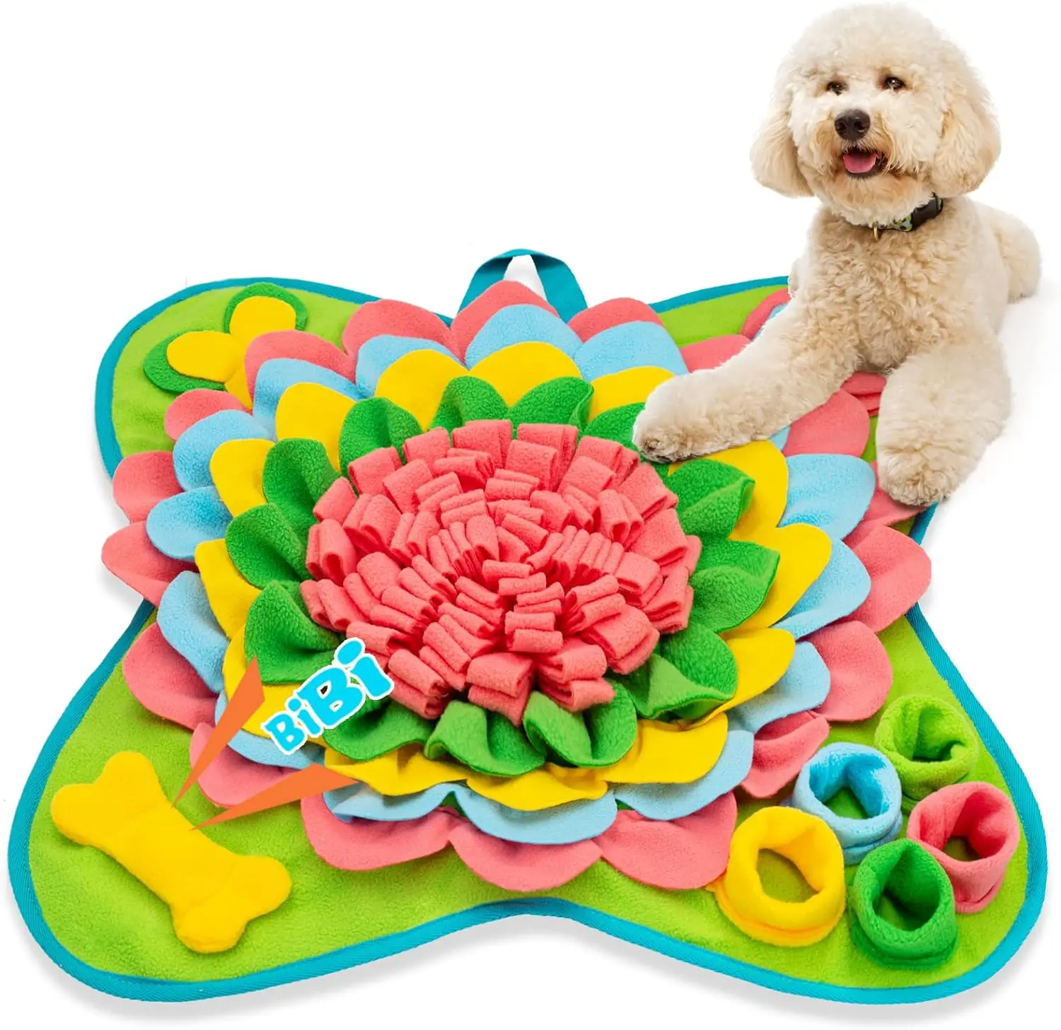 Pet Dog Snuffle Mat for Large Dogs Pet Feeding cat Sniffing Mat Nosework Training Interactive Puzzle Toys Snuffle Mat for Dogs