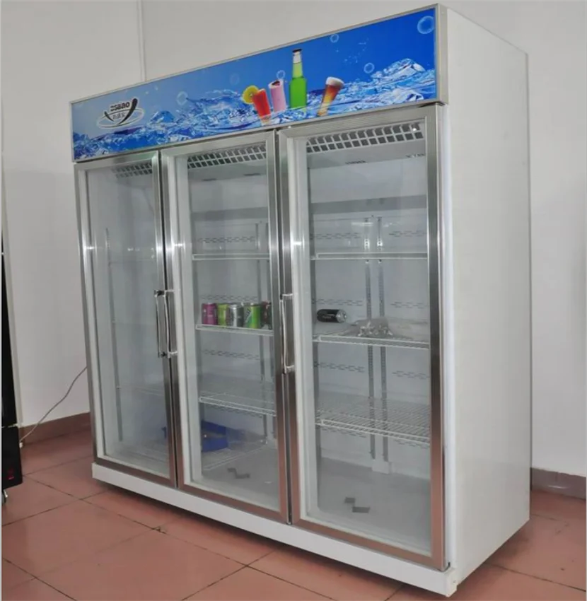 Convenience store Juice refrigerator supermarket beverage showcase /Cold drink display refrigerator