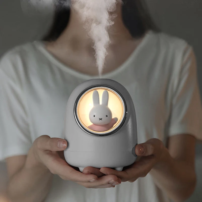 Miffy X MIPO Humidifier Mini Household Small Moisturizing Aromatherapy Car Creativity Air USB Humidifier LED Night Lamp For Gift
