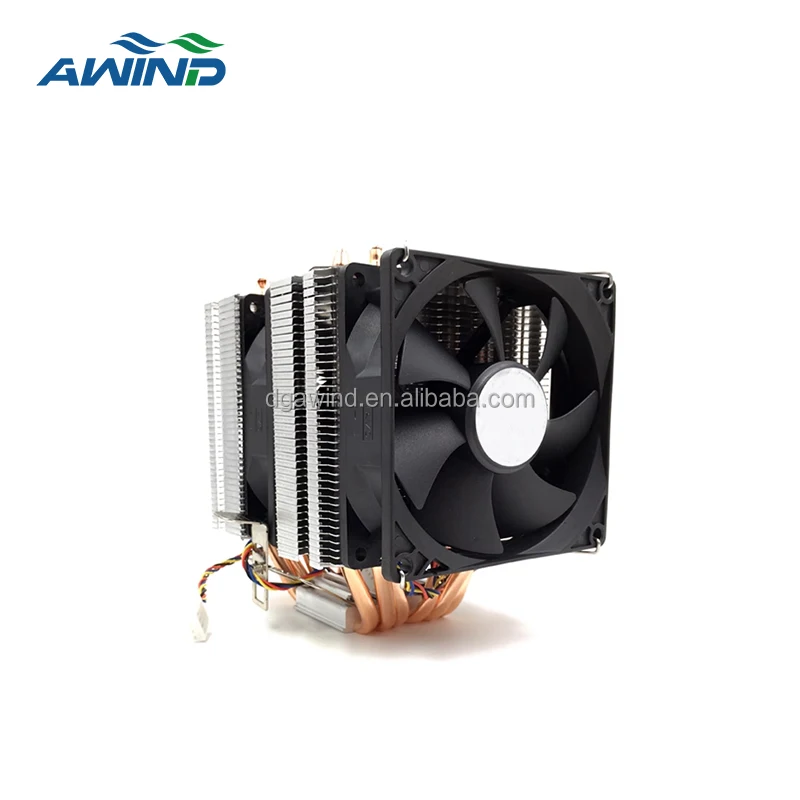 computer cpu air cooler with 6 copper pipes tower heat sink for pc amd radiator 1u aluminium profile heatsinks