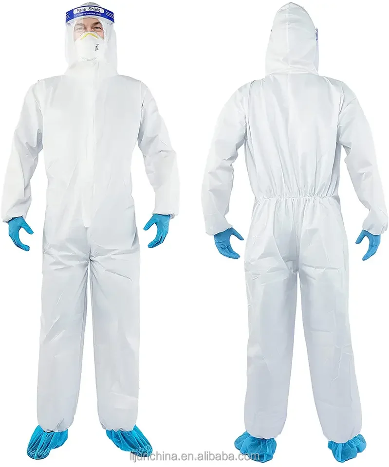 Type 5/6 SF Disposable Microporous coverall in Safety clothing disposable coverall for men ppe suit safety clothes high quality