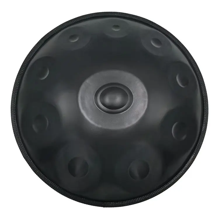 ASTEMAN Handpan Performers Series Black 10 Note Handpan Drum Steel Tin Music Quenching Process Drums Musical