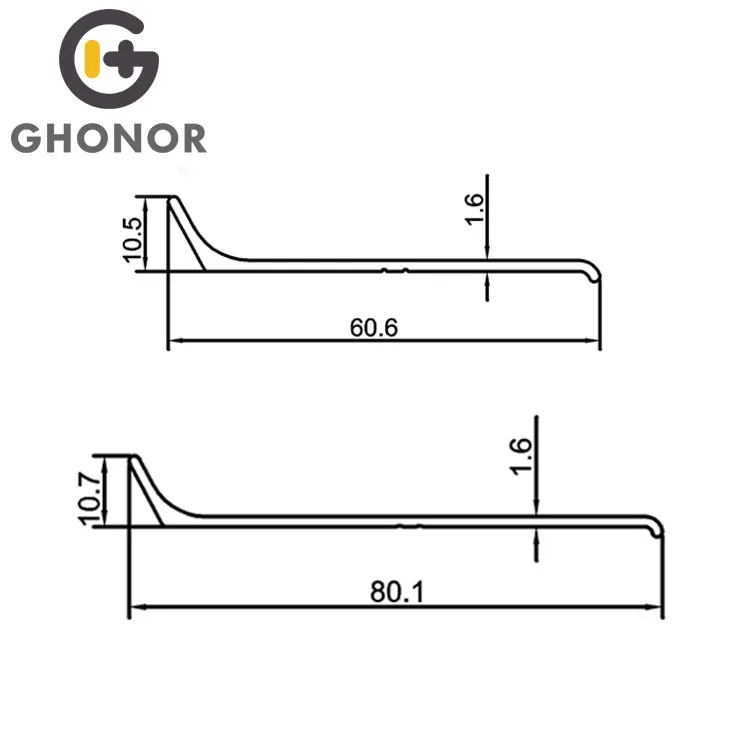 Customized Wholesale Hot Sale Oem Custom Metal Aluminium 6063 Extrusion Baseboard Skirting Profile For Wall Skirting Boards