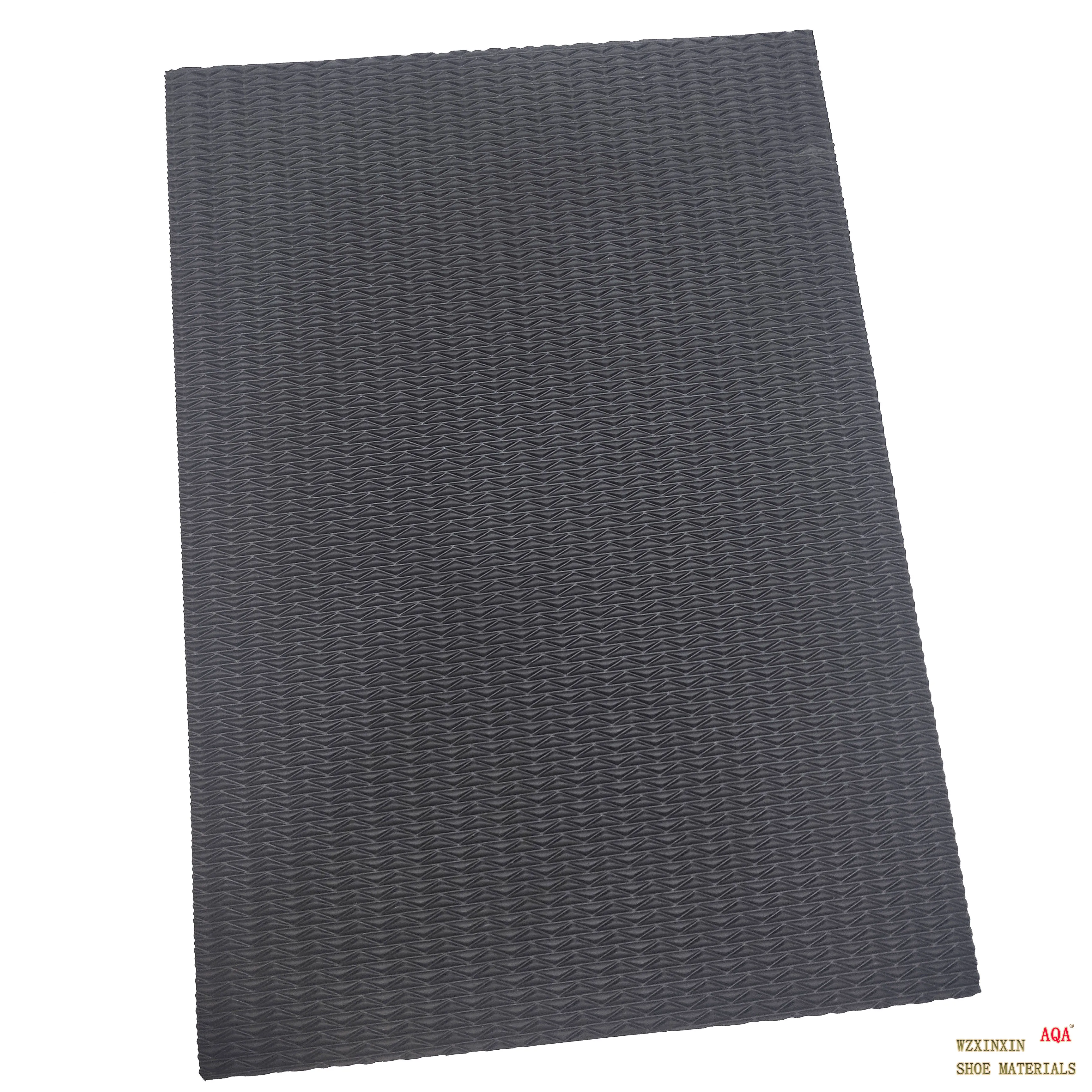 Environment  friendly recyclable material rubber sheet various design outsole sheet for slipper and sandals