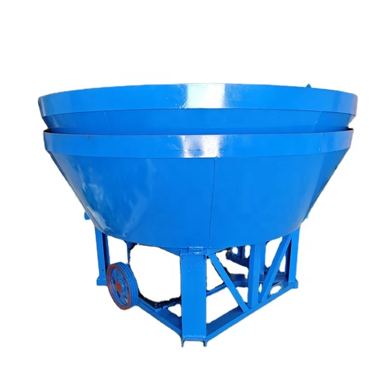 Factory Price 1200 Wet Pan Mill New Construction Gold Grinding Machine with Motor for Ore Magnetic Gravity Separator Application