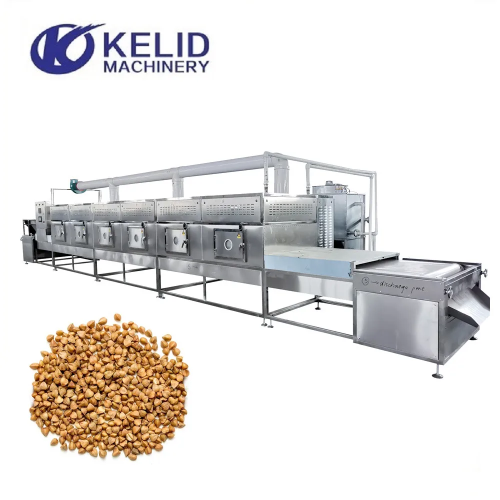 Microwave Sesame Quinoa Chia Seeds Drying Sterilization Machine Equipment