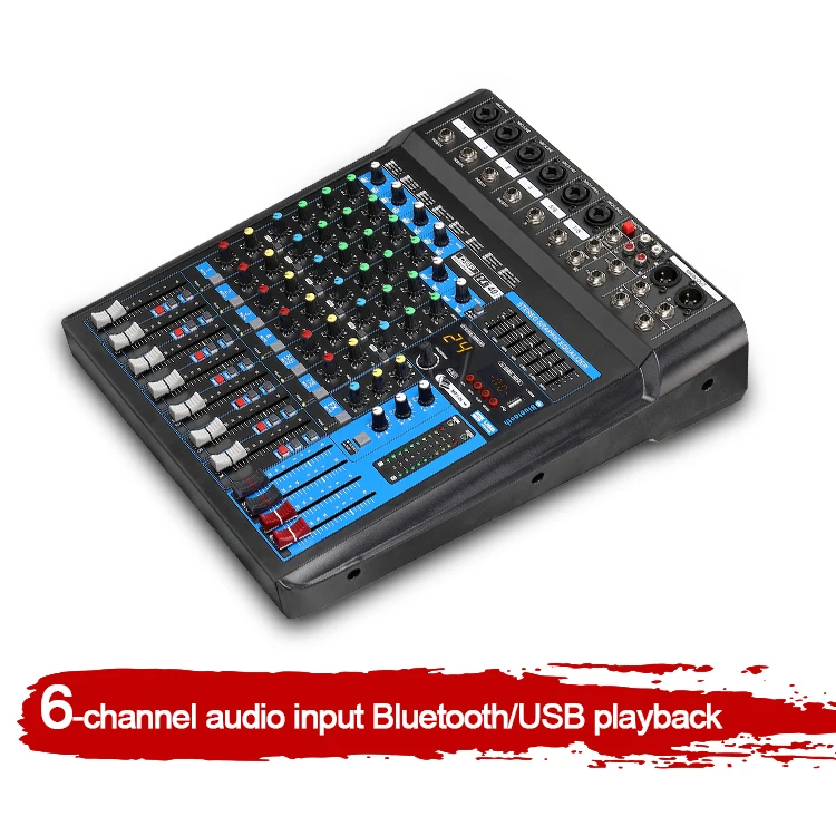 Jun nan Manufacturers Wholesale Professional Mixer Audio High Quality Digital Mixer Amplifier  Audio