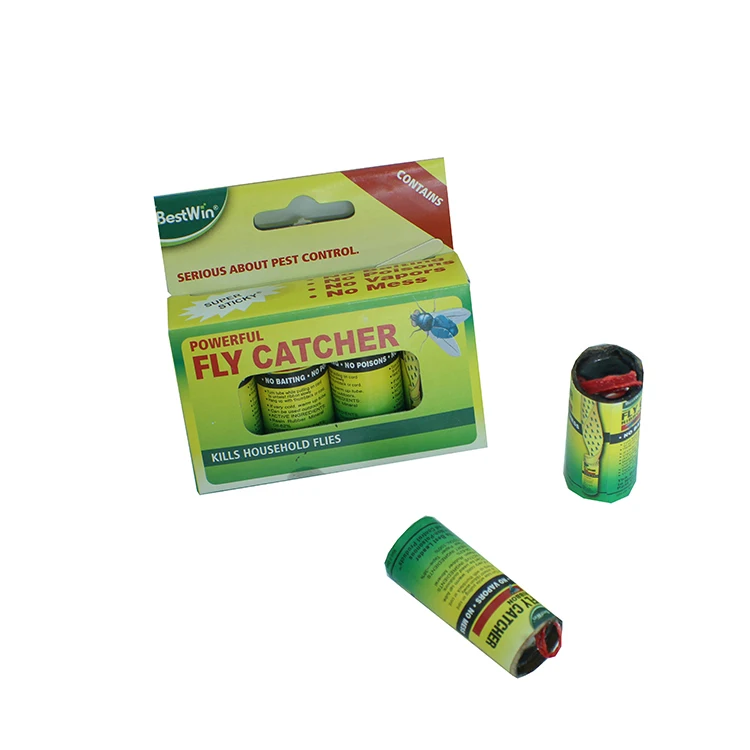 BSTW Professional Pest Control Factory for fly catcher stick Yellow Glue Stick,fly ribbon
