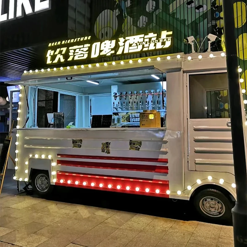 Electric Vintage Hot Selling Ce Certificate Coffee Vending Panini Chinese Food Van Citroen Popular Food Trailer With Kitchen