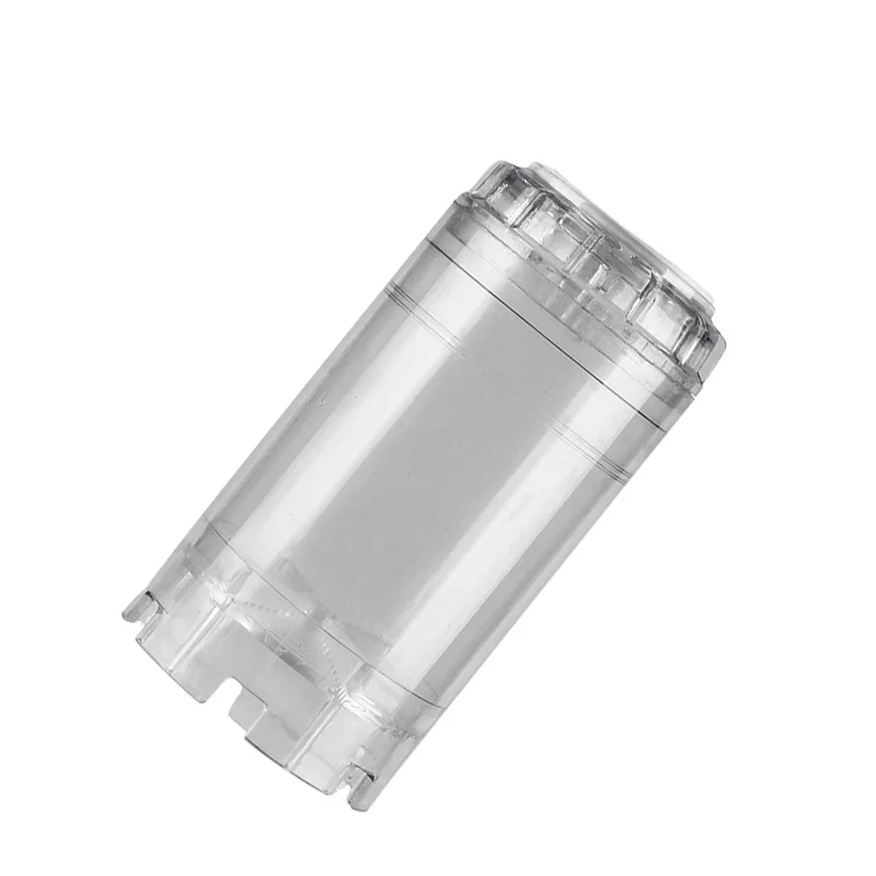 5-Inch Refillable Clear Plastic Water Filter Cartridge Housing Activated Carbon PP Material Household Water Filtration Use Sink