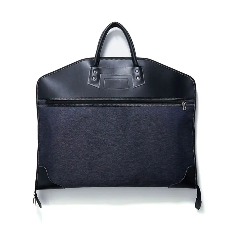 Сумка для костюма, цветная Водонепроницаемая нейлоновая сумка из искусственной кожи, биоразлагаемая сумка для одежды на молнии для мужских костюмов