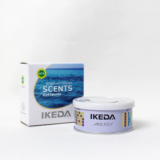 Керамический освежитель воздуха Ikeda, различные ароматы и ароматы с цветной коробкой, более 20 различных ароматов, Автомобильные Духи