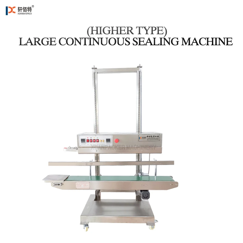 Model CBS1100V Plastic Bag Sealing Machine Vertical Continuous Band Machine