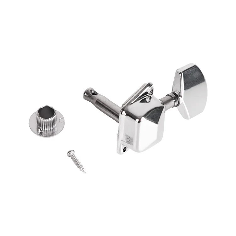 TN-AC-03D Chrome 6pcs/set Sealed Keys Machine Head Guitar Tuning Pegs for Electric Guitar or Acoustic Guitar Button