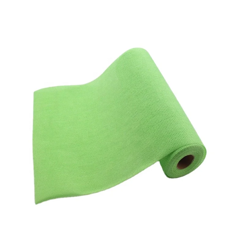 Disposable Perforated Viscose & Polyester Spunlace Nonwoven Fabrics Oil Absorbent Kitchen Cleaning Dishcloth Cleaning Cloth