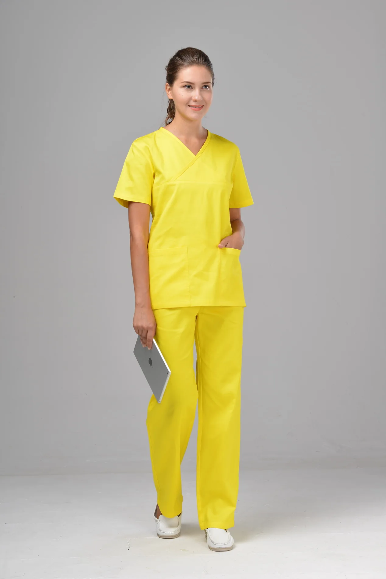 100% cotton fashionable nurse uniform design