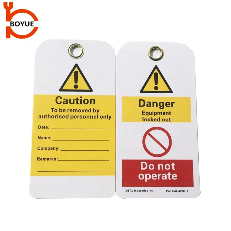 Lock Out Tag Out Pvc Safety Warning Tag Lockout And Tagout Danger Loto
