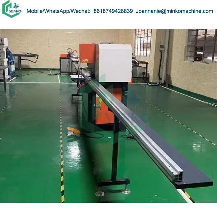 Double 45 degree head cutting saw for aluminium machine double head aluminum profile cnc cutter