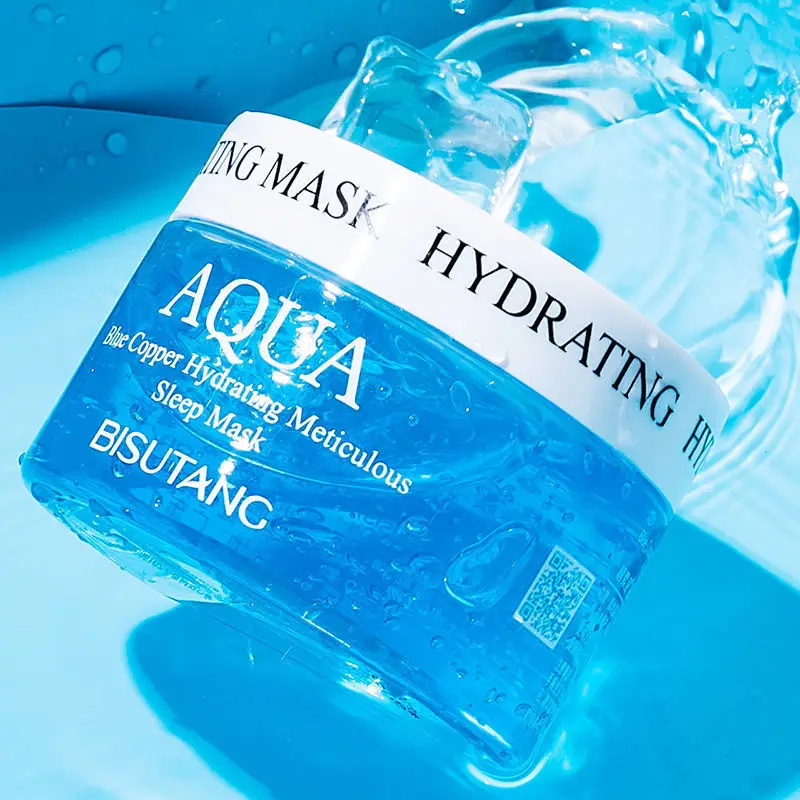 Deep Moisturizing Nourishing Sleeping Face Mask Copper Peptide Skin Care Mask Brightening Whiting No-Wash Daily Facial Care Mask