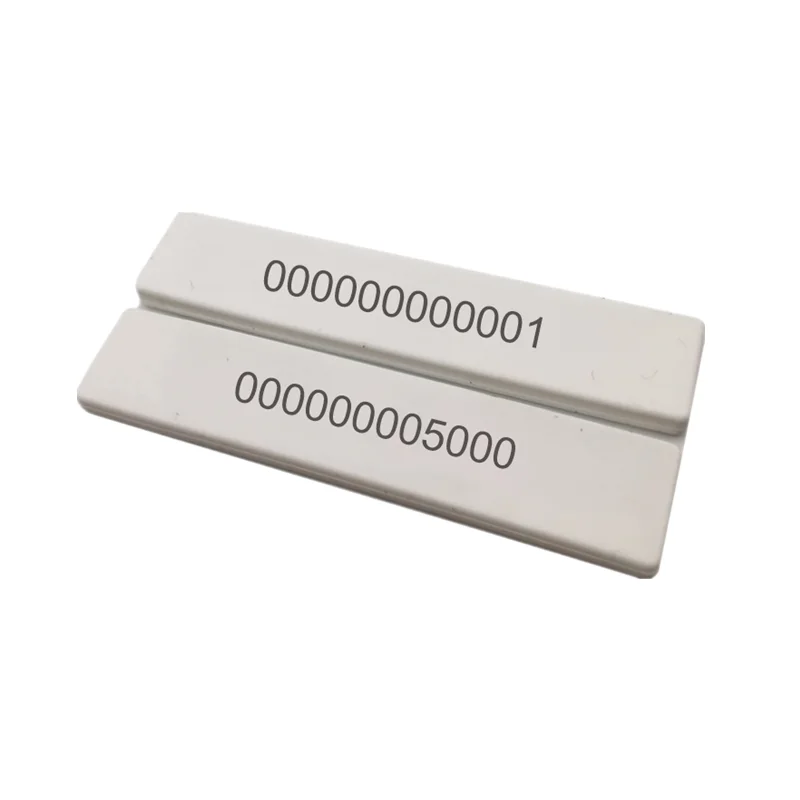 860MHz-960MHz Printing Silicone Material Waterproof Laundry Washable RFID UHF Tag