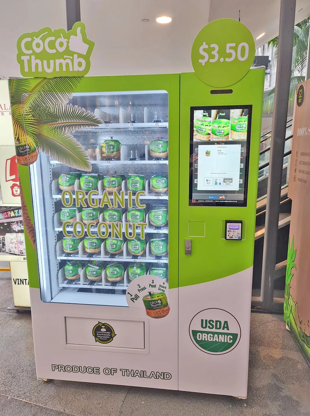 XY elevator Salad Healthy Food Vending Machine with touch screen milk cans  bottle water for sale (XY-SLY-10C)