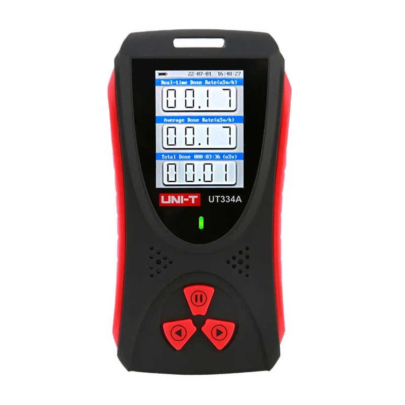 UNI-T Radiation Dose Tester UT334A Mini High Sensitivity Dosimeter  X-ray Beta Gamma Detector Radiometer Audible Alarm