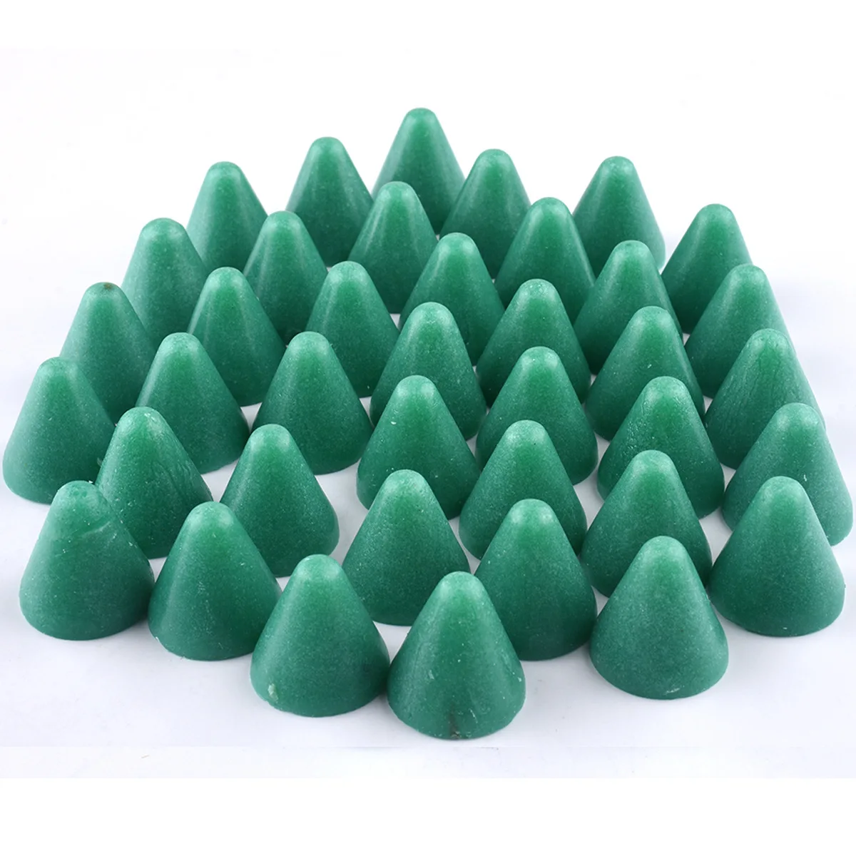 Surface Deburring Conical Triangular Polishing Ceramic Grinding Media For Small Parts