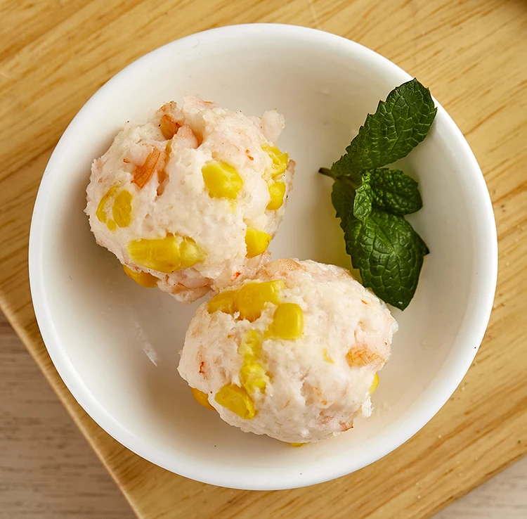  Новое поступление замороженная рыба кукуруза шар surimi для горячего