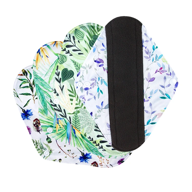 Famicheer BSCI reusable organic cotton sanitary pads menstrual sanitary cloth menstrual