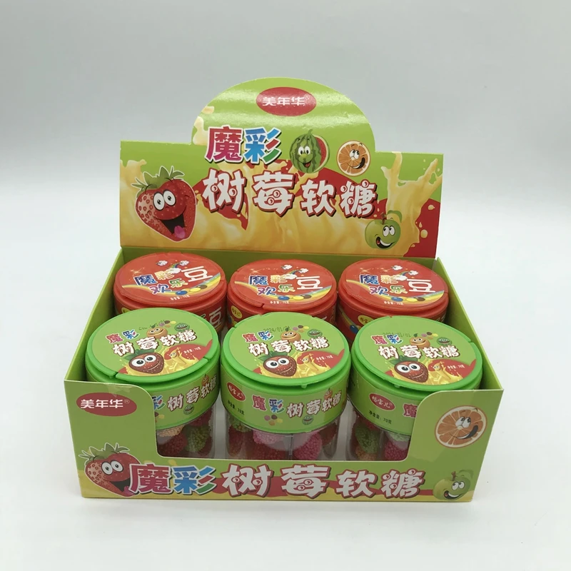 Wholesale Hair shape halal fruit flavor jelly Crazy hair soft edible liquid jam candy gummy