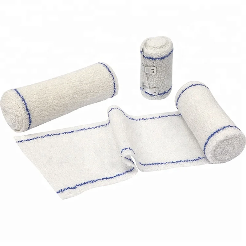 97% cotton+3% spandex top quality crepe bandage roll for sale