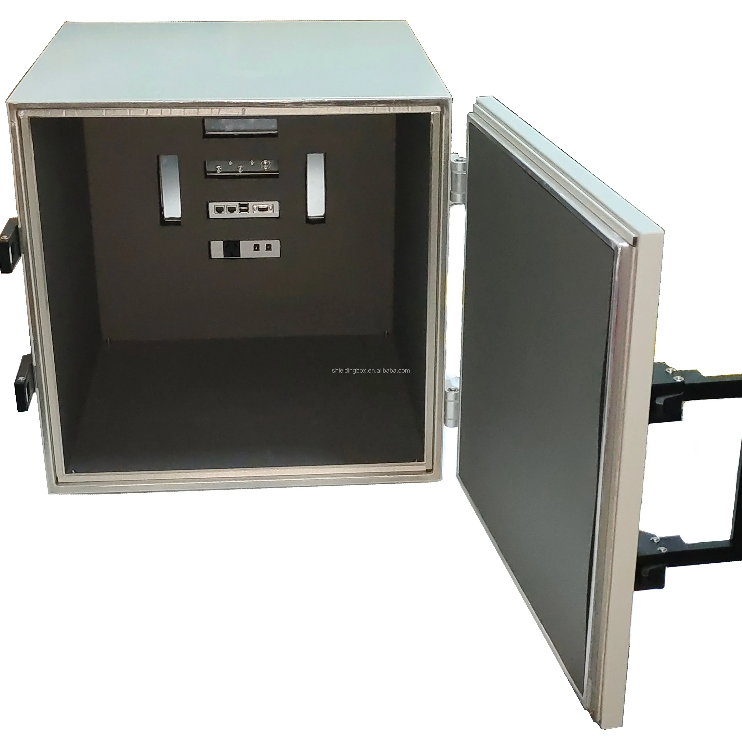 Custom size rf shield box mobile phone bluetooth router set-top box wifi gsm testing RF manual shielding box