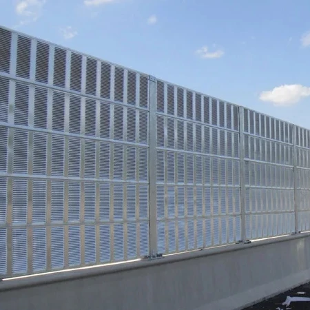 Best selling highway-railway project sound-absorbing barrier manufacturer noise barrier wall from anping shitai factory