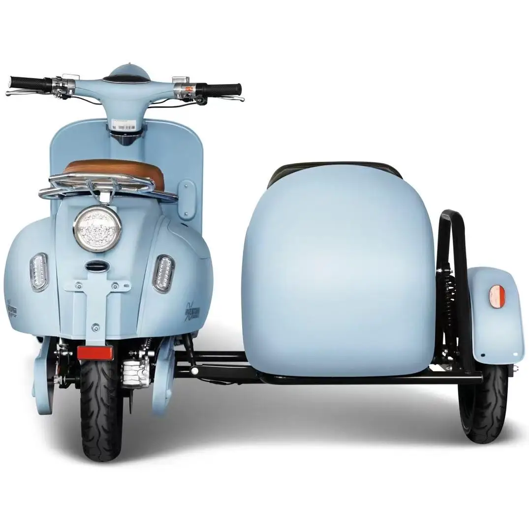 USA Warehouse Roman holiday fashion electric tricycle adult sidecar / sidecar tricycle chopper scooters sidecar scooter