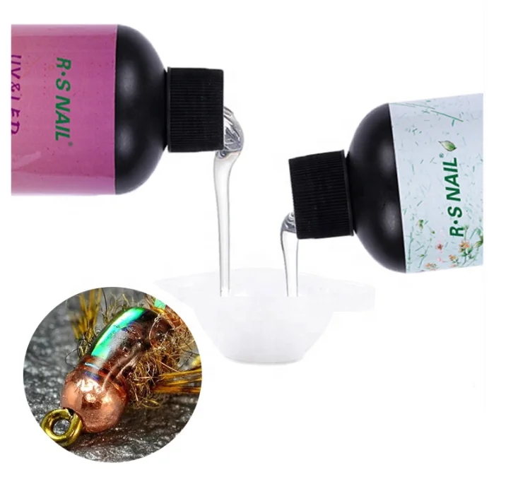 resistance yellow environmental friendly uv resin fly tying uv glue fly tying materials