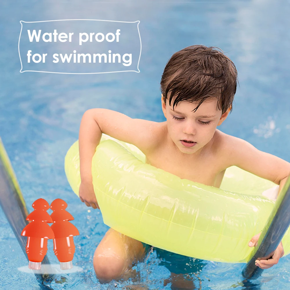 Small Size Earbuds Factory Anti Snoring Hearing Aid Swimming Soundproof Silicone Ear plugs Waterproof Wholesale Earplugs