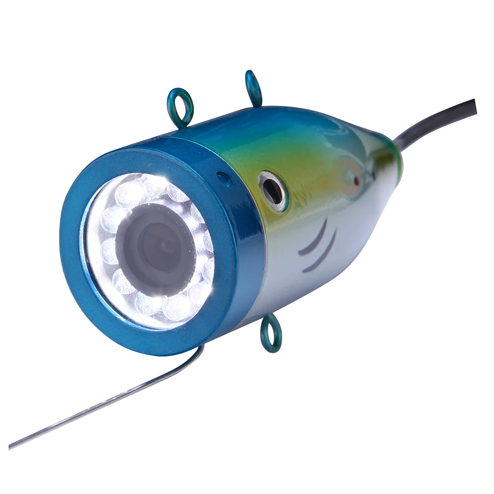 Hot Sell 7 inch 15M Color TFT/LCD  Screen Underwater Fishing Camera Fish Finder 12 White Light LED Fishing Finder With DVR Video