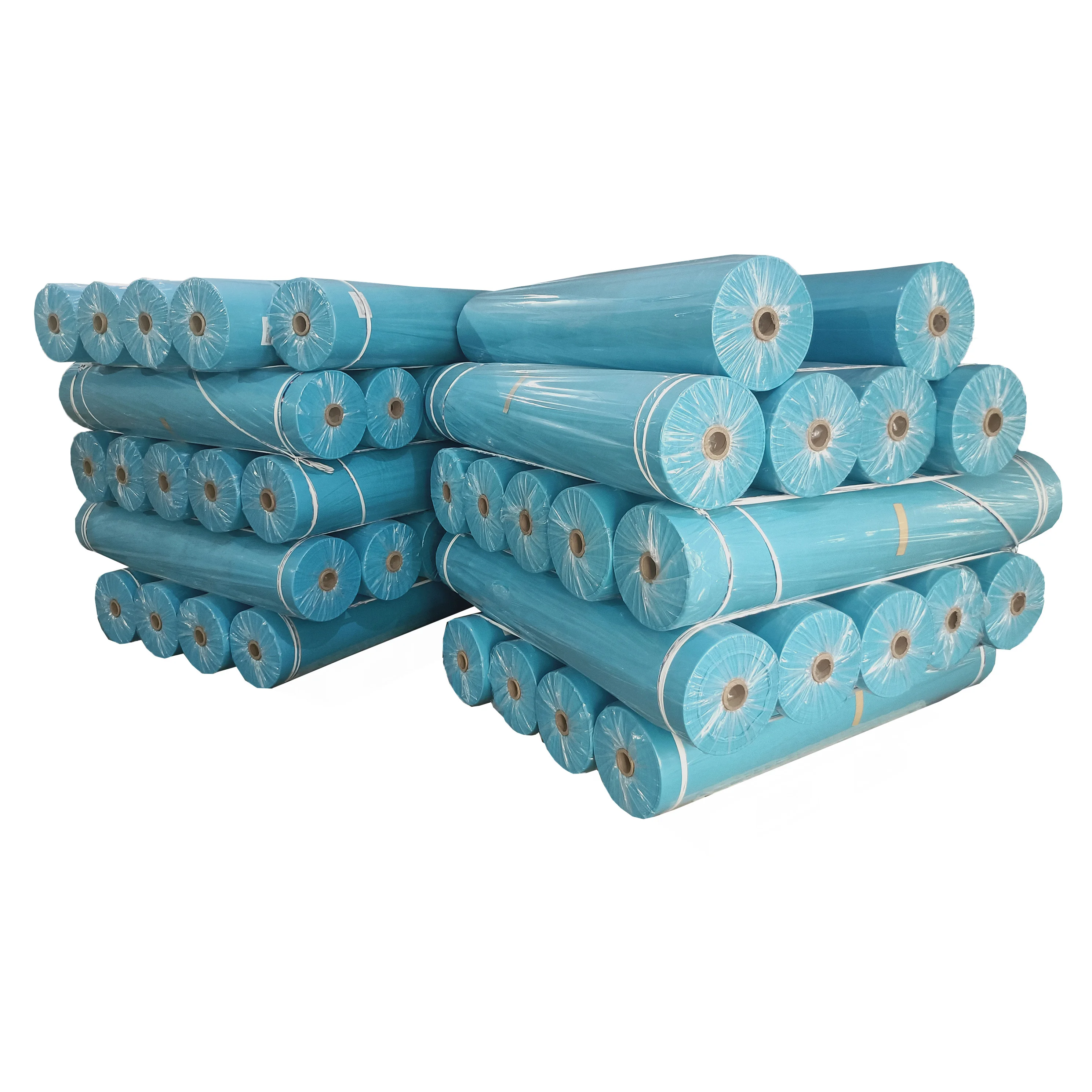 100% pp polypropylene spunbond hydrophilic sms sss nonwoven fabric roll turkey blue