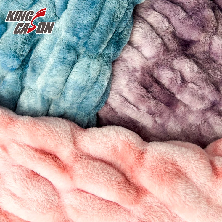 Kingcason сумки из меха кролика ткань сырого Высококачественная имитация бронзового ковра 100%