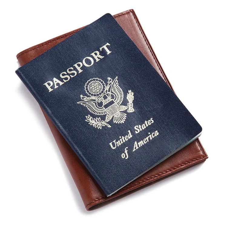 Семья мужской бумажник из искусственной кожи для мальчиков на паспорт держатель Чехол сублимации из текстурированной ткани паспорт держатель для карт