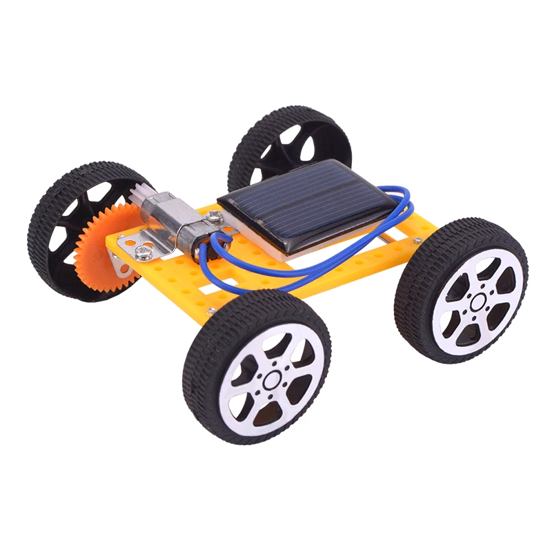 Hot Sale STEM Science Solar Toy Car Plastic Science Kit Solar Powered Toy Car Stem Mini Solar Car Baby Toy