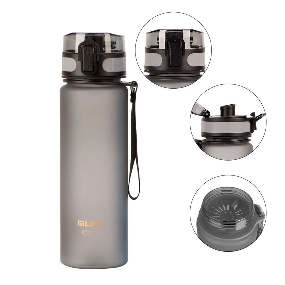 Custom logo 500ml Tritan Water Bottles BPA Free Plastic Kids Water Bottle With One Touch Open lid