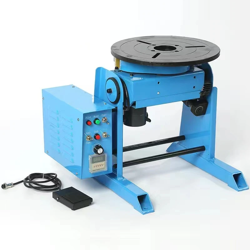 50Kg Stainless Steel Pipe Welding Table with 200mm Adjustable Chuck Rotary Welding Positioner Core Motor Component